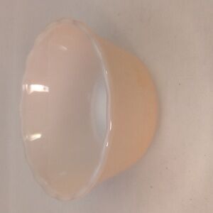 Fire King small 4 inch bowl orange/ gold